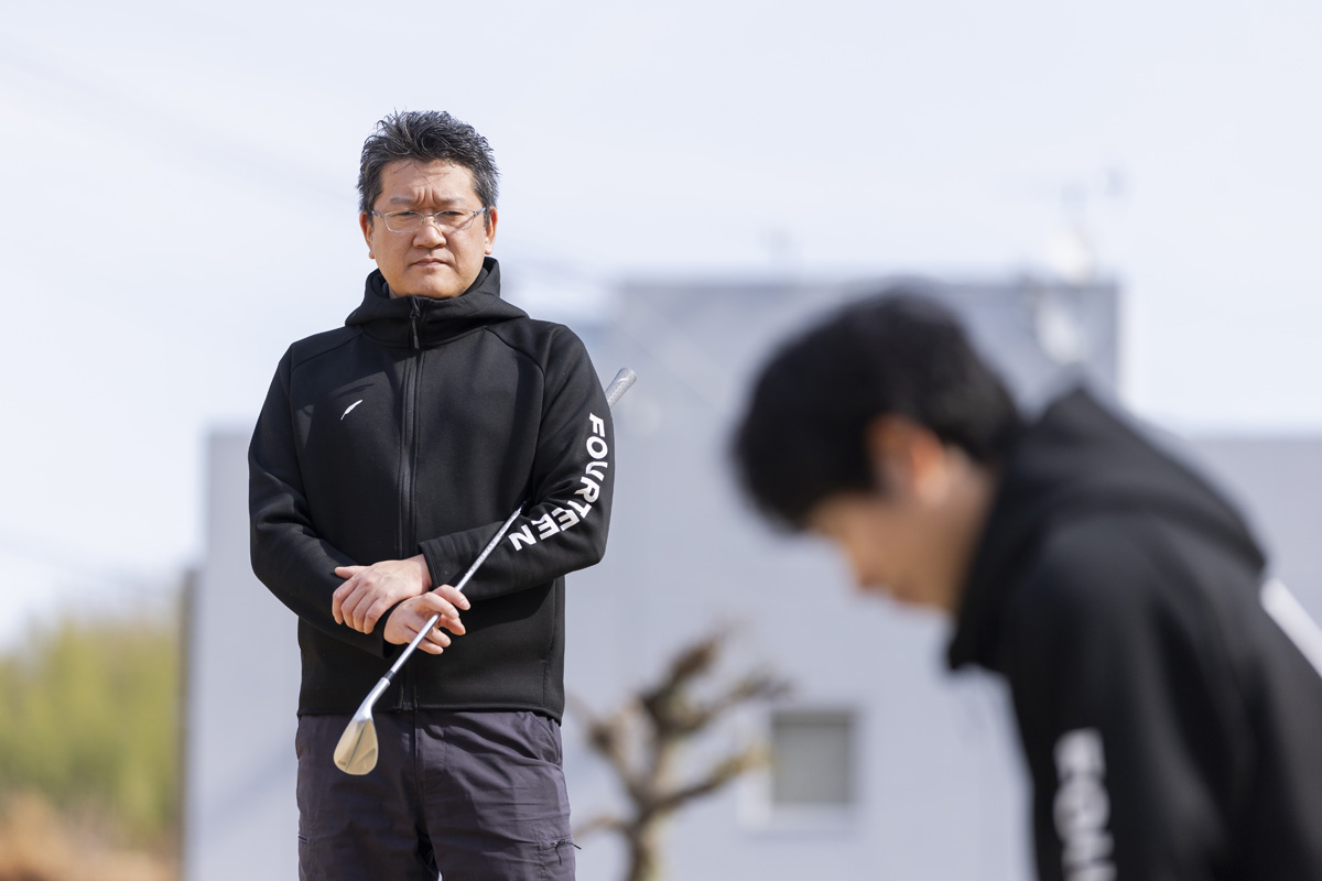 鉄人黒澤はバンカー特化型の新キャニオンソールの完成度に絶対的自信を持つ。